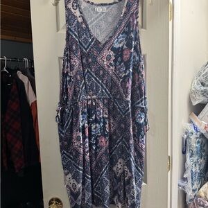 Maurices Multicolor Patterned Dress